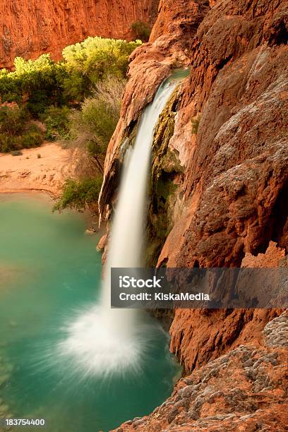 Wodospad Havasu Wodospady - zdjęcia stockowe i więcej obrazów Wodospad Havasu Falls - Wodospad Havasu Falls, Bez ludzi, Fotografika