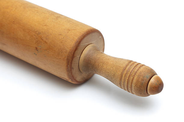 istock Vintage Rolling Pin Detail 183754637