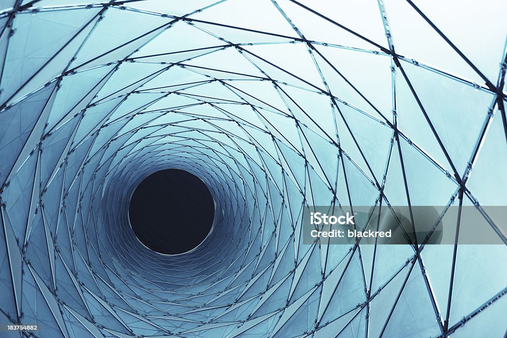 Стекло туннель - Стоковые фото Абстрактный роялти-фри