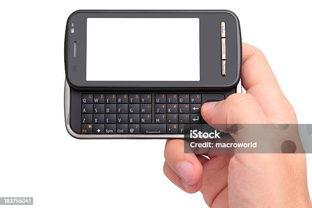 Telefone Móvel Na Mão - Fotografias de stock e mais imagens de A usar um telefone - A usar um telefone, Adulto, Apresentação Digital