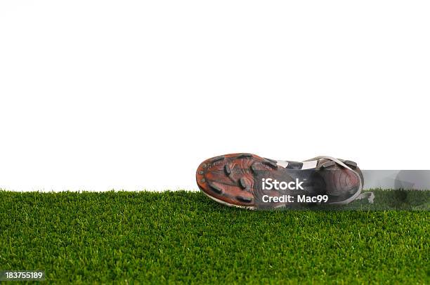 Fußballschuh Shoe Stockfoto und mehr Bilder von Freisteller – Neutraler Hintergrund - Freisteller – Neutraler Hintergrund, Sportplatz, Weißer Hintergrund