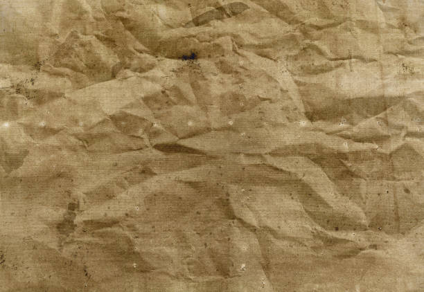 istock Brown Crumpled Paper 1837554915