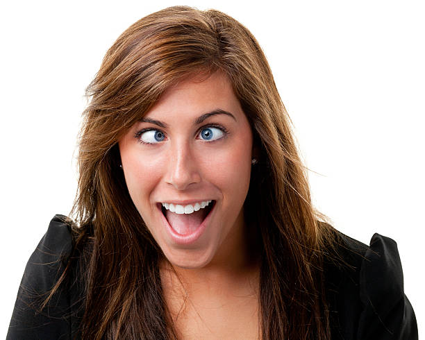 istock Young Woman Crosses Eyes 183755494
