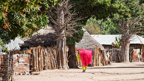 istock African village street scene. 183755834