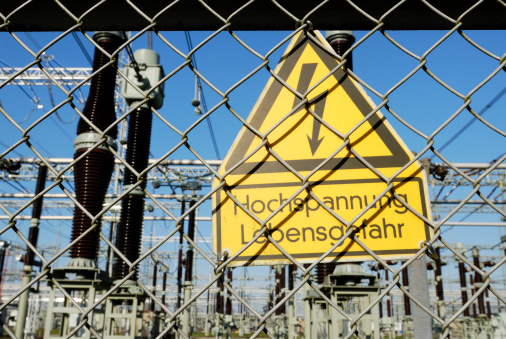 High voltage danger to life