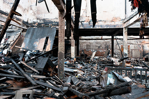 istock Fire Damage In A Burnt Out Building 183756579
