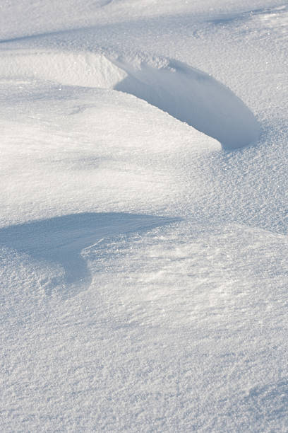 Snow Dunes stock photo