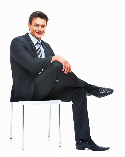 istock Male entrepreneur sitting on a chair 183757439