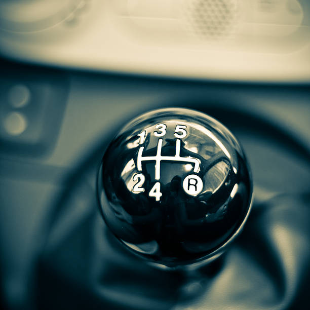 istock Manual Gear Shift, Close Up in a Car 183757690