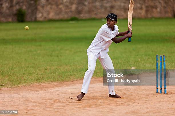 Young Sri Lankan Schoolboys Playing Cricket Stock Photo - Download Image Now - Culture of India, Indian Ethnicity, Sport of Cricket