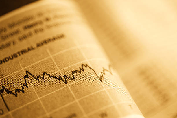 istock stock chart in a newspaper 183757754