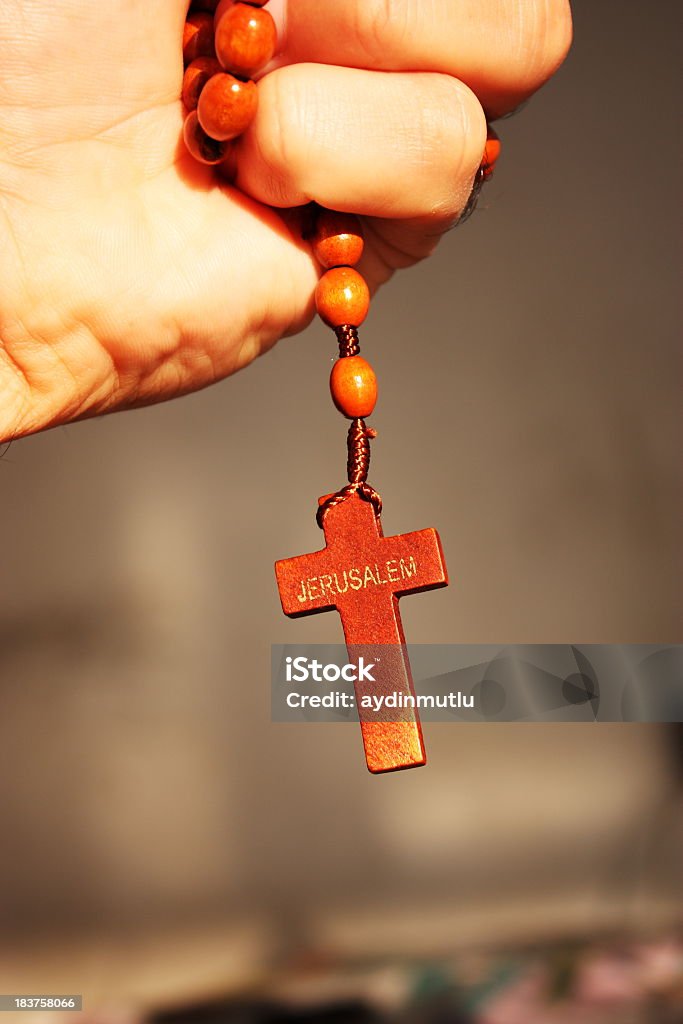 Kreuz in der Hand - Lizenzfrei Abgeschiedenheit Stock-Foto