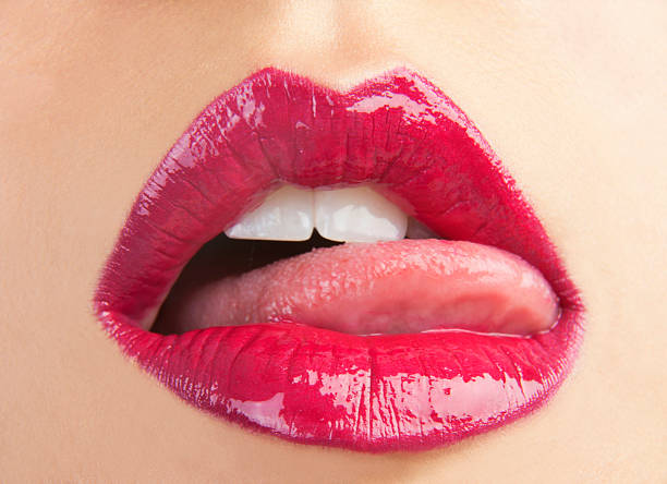 istock Woman licking her lips 183758087