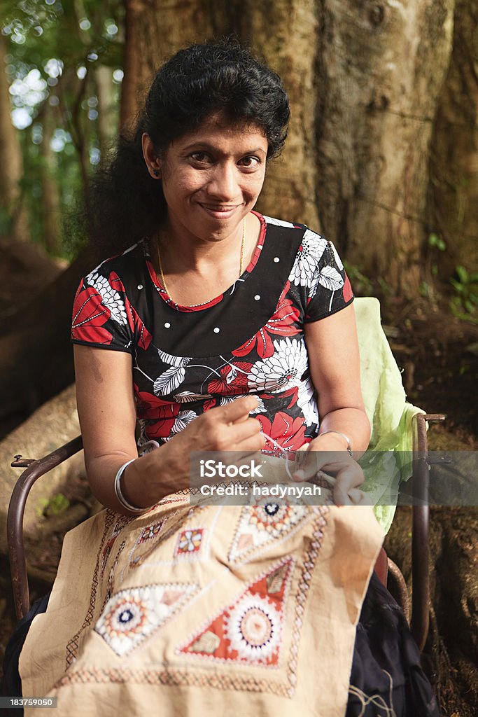 Sri Lanka mulher relativamente próximo Kandy - Royalty-free Adulto Foto de stock