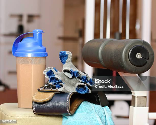 Foto de Proteínashake e mais fotos de stock de Academia de ginástica - Academia de ginástica, América Latina, Azul