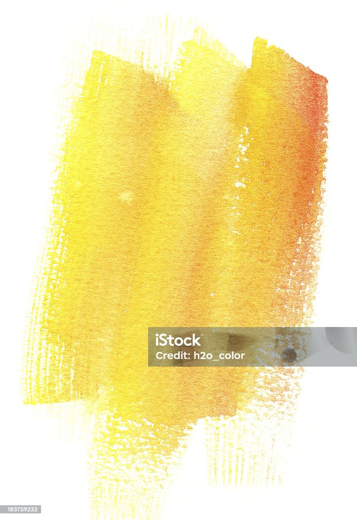 Fundo laranja e amarelo Swiped - Royalty-free Pintura em Aquarela Ilustração de stock