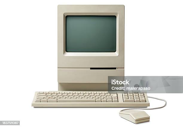 Classico Vecchio Computer - Fotografie stock e altre immagini di Computer - Computer, Stile retrò, Vecchio