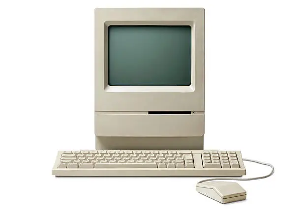 Old classic computer. Photo with clipping path. Some similar pictures from my portfolio: