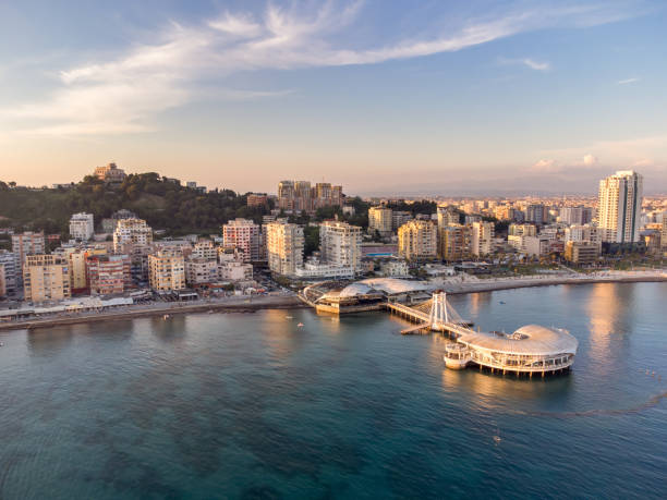 istock Albanian city, Durres from drone 1837595240