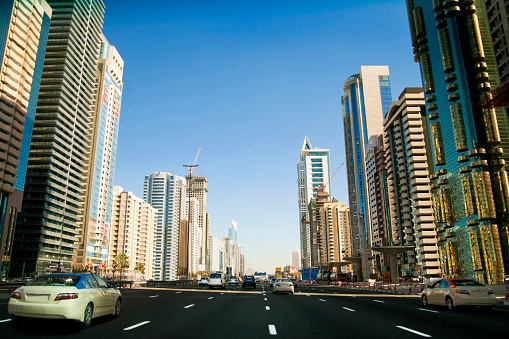 This is a new road in Dubai.