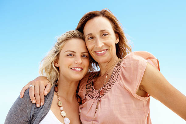 istock Mother and daughter giving a cute smile 183760448
