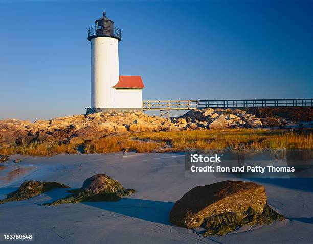 Low Tide In The Morning Stock Photo - Download Image Now - Protection, Annisquam Lighthouse, Gloucester - Massachusetts