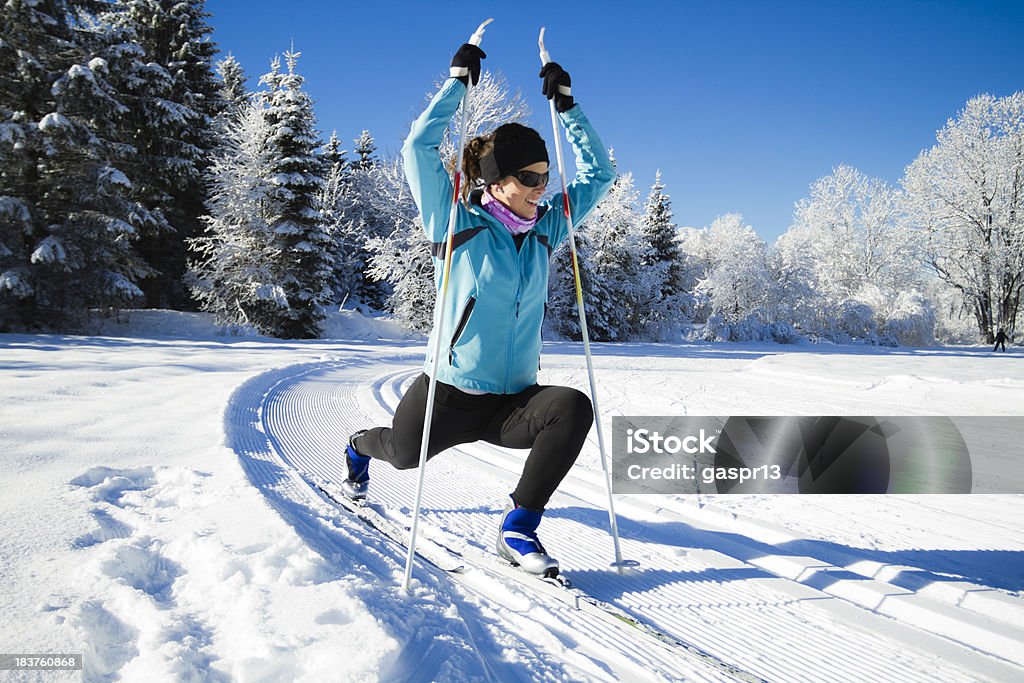 Ocieplenie - Zbiór zdjęć royalty-free (Biegi narciarskie)