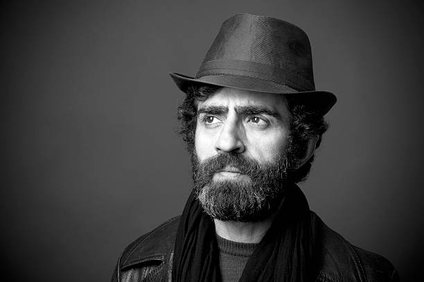 istock Mature man portrait B&W 183761008