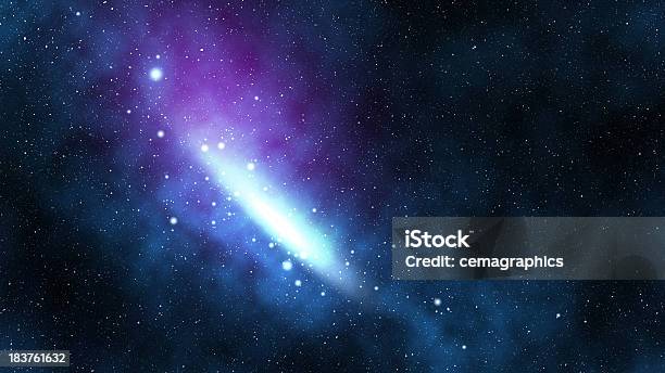 Glowing Stars From Deep Space Stock Photo - Download Image Now - Galaxy, Backgrounds, Outer Space