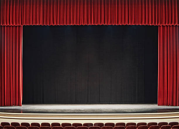 teatr etapie - stage theater theatrical performance curtain seat zdjęcia i obrazy z banku zdjęć