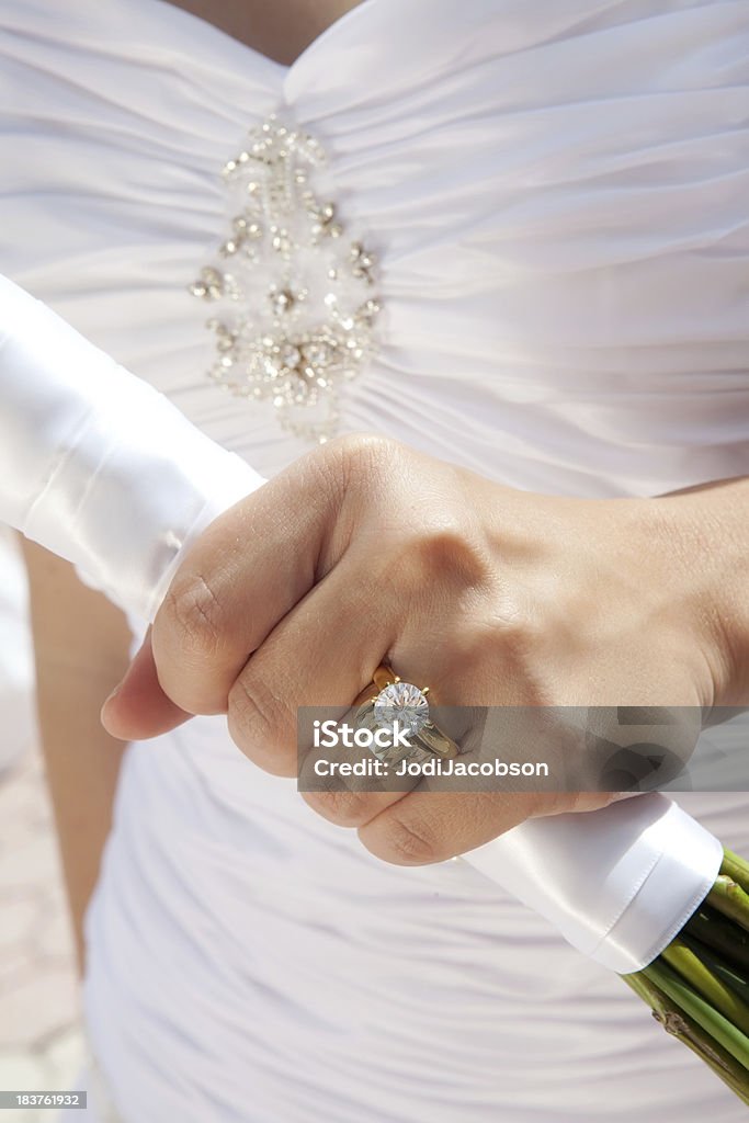 방금 결혼했나요 - 로열티 프리 결혼 반지 스톡 사진