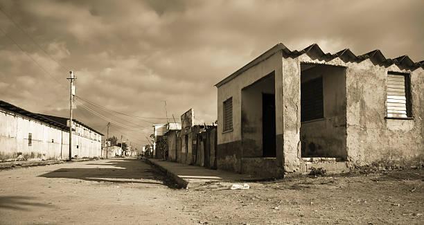 istock Abandoned District In Matanzas Against A Cloudy Sky, Cuba 183762349