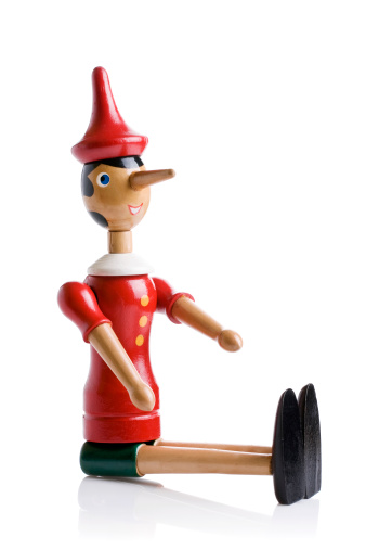 Pinocchio. Clipping path included.Similar images from my portfolio: