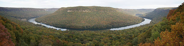 Tennessee River Gorge Panorama stock photo