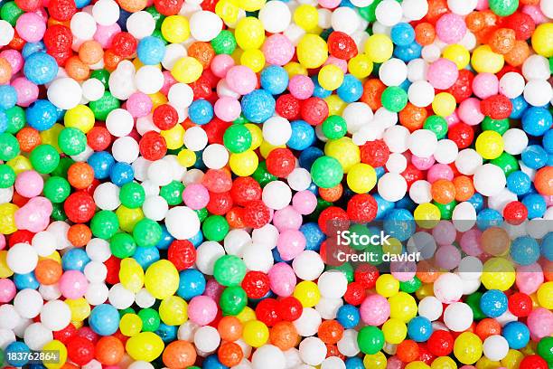 Hundreds And Thousands Stock Photo - Download Image Now - Candy, Color Image, Decoration