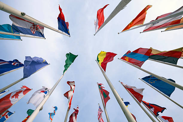 United Flags various country flags united united nations stock pictures, royalty-free photos & images