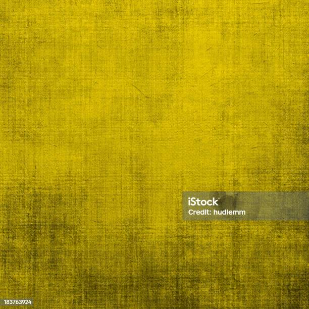 Amarela Textura De Fundo Grunge Com Tela - Fotografias de stock e mais imagens de Abstrato - Abstrato, Amarelo, Antigo