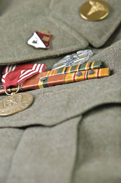 istock WW II US Army Uniform with Medals 183764030