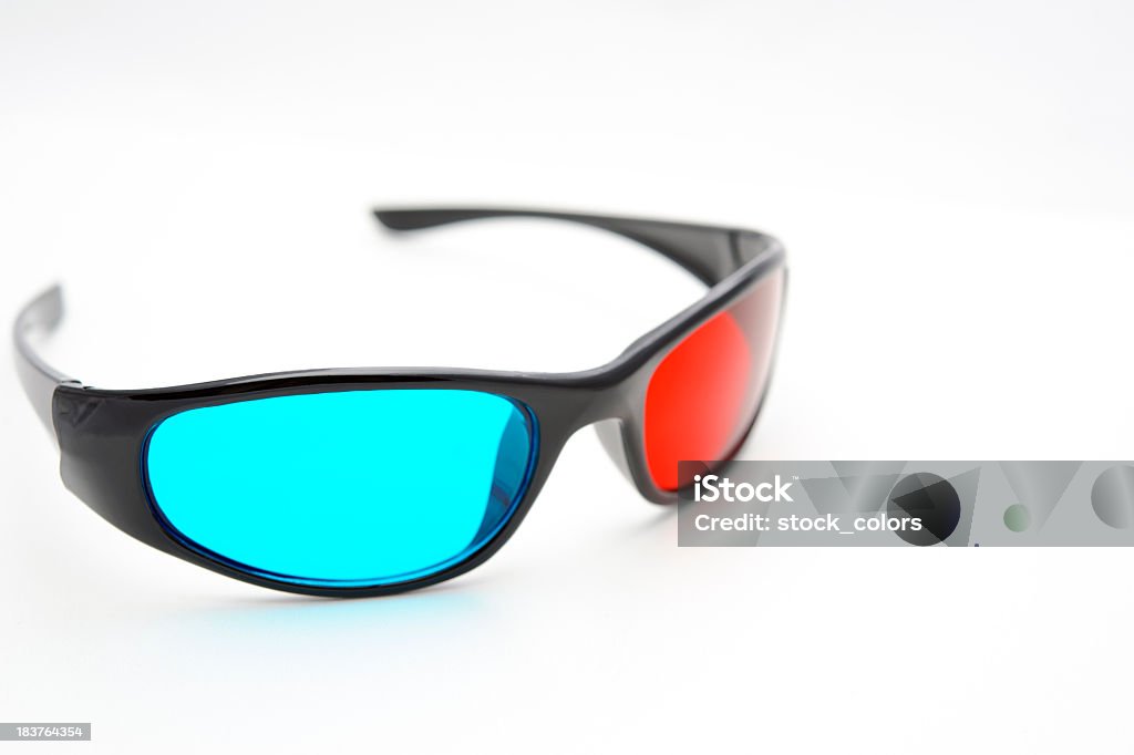 Hin zur Brille - Lizenzfrei 3D-Brille Stock-Foto