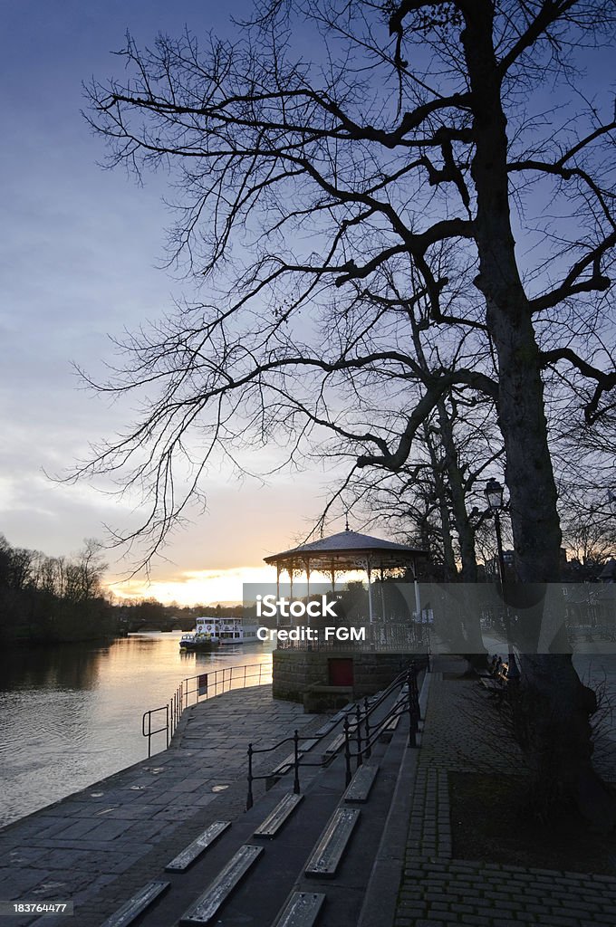 Chester tramonto - Foto stock royalty-free di Acqua