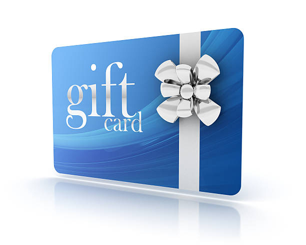 3 d carta regalo - gift card foto e immagini stock