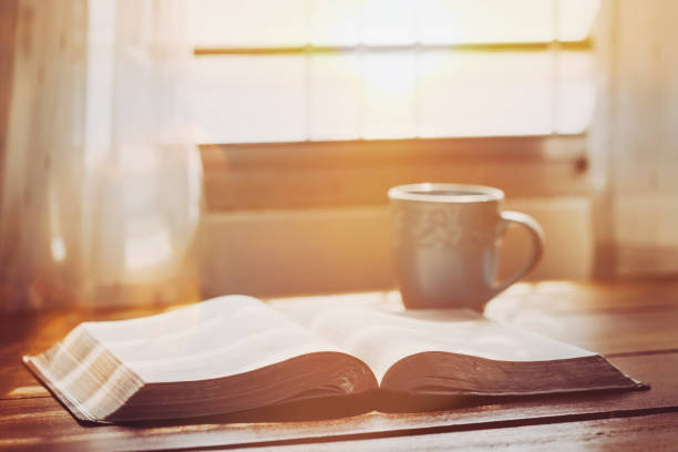 istock an open bible with a cup of coffee for morning devotion on wooden table 1837651929