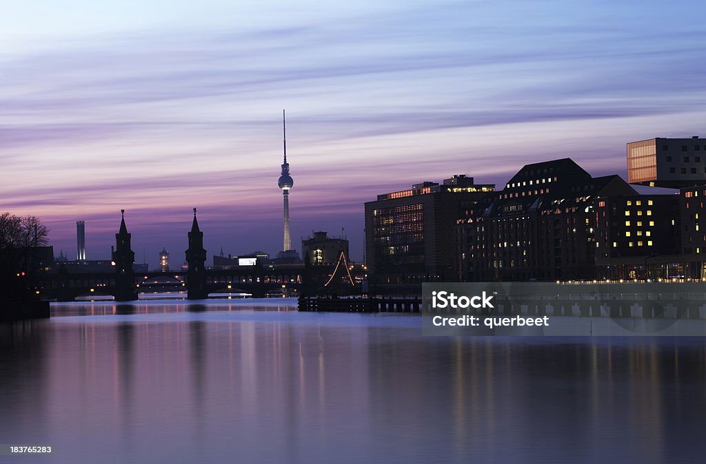 Berlin Panorama au coucher du soleil - Photo de Berlin libre de droits