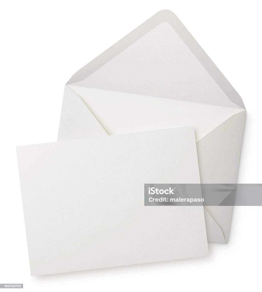 Umschlag mit Blanko - Lizenzfrei Briefumschlag Stock-Foto