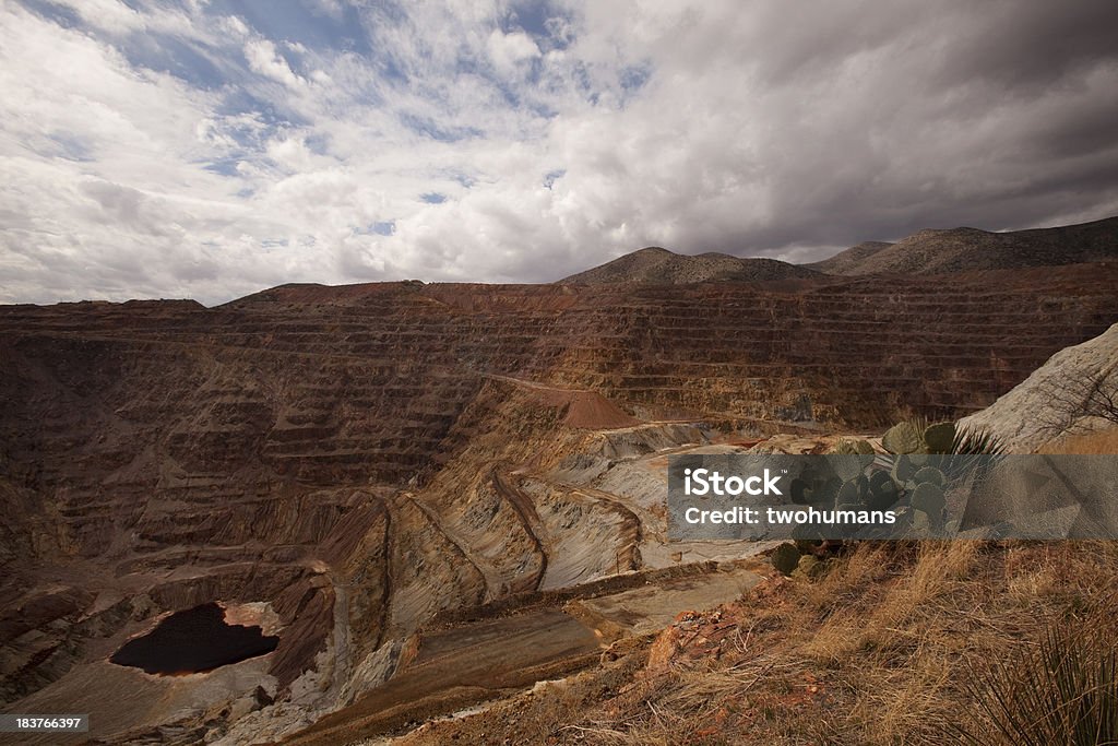 Red copper offene pit mine - Lizenzfrei Arizona Stock-Foto