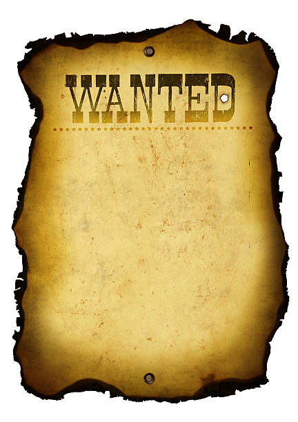 istock Wanted Poster Wild West With Burnt Edges 183766549