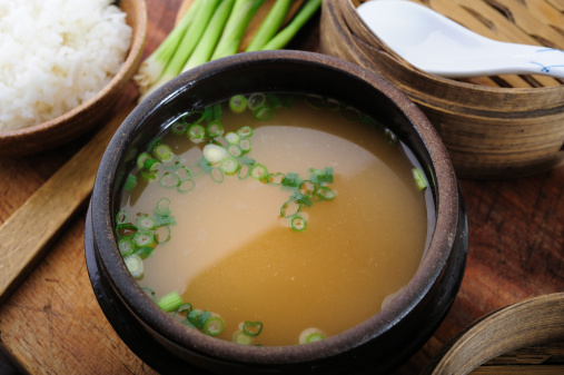 Mios Soup with Green Onion.