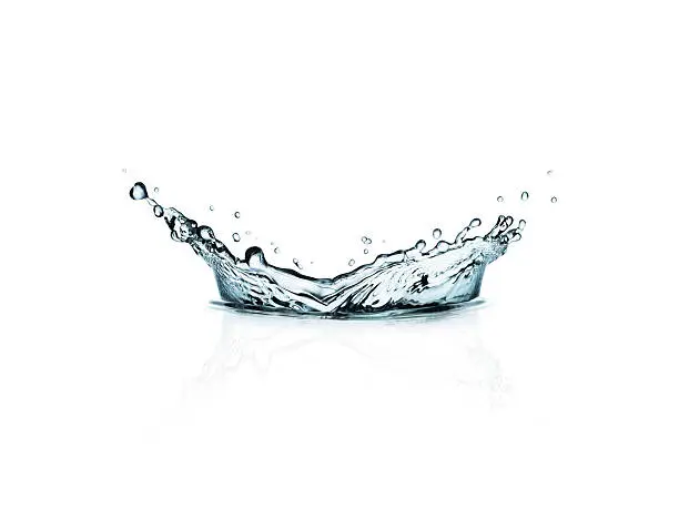 Watersplash isolated on white backgroundSEE OTHER SIMILAR PICTURES