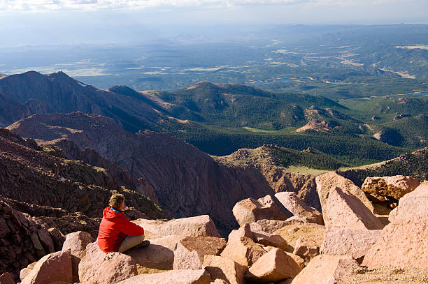 istock Vista Scenic View from Pikes Peak Summit Colorado 183767248