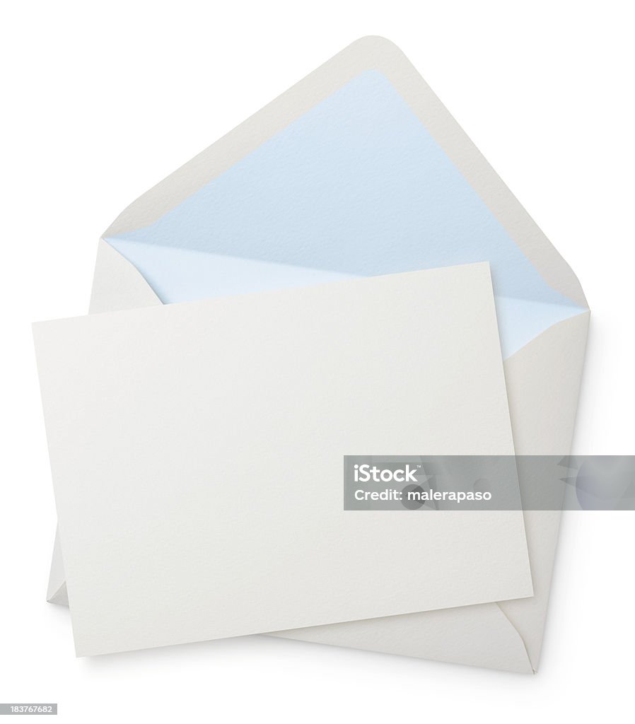 封筒を空白メモ - グリーティングカードのロイヤリティフリーストックフォト